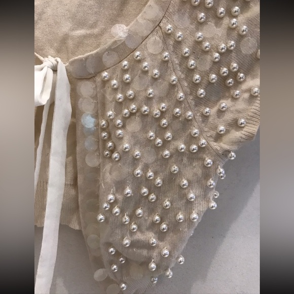 New Allen b Pearl crop cardigan - Picture 4 of 6